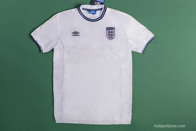 Retro 2000 England Home Soccer Jersey