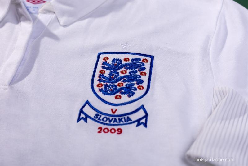 Retro 2010 England Home Soccer Jersey