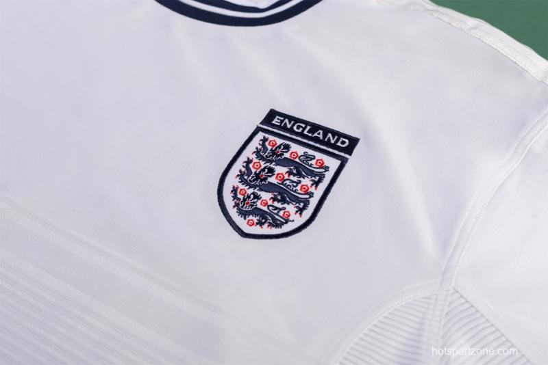 Retro 2000 England Home Soccer Jersey