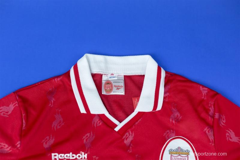 Retro 96/98 Liverpool Home Soccer Jersey