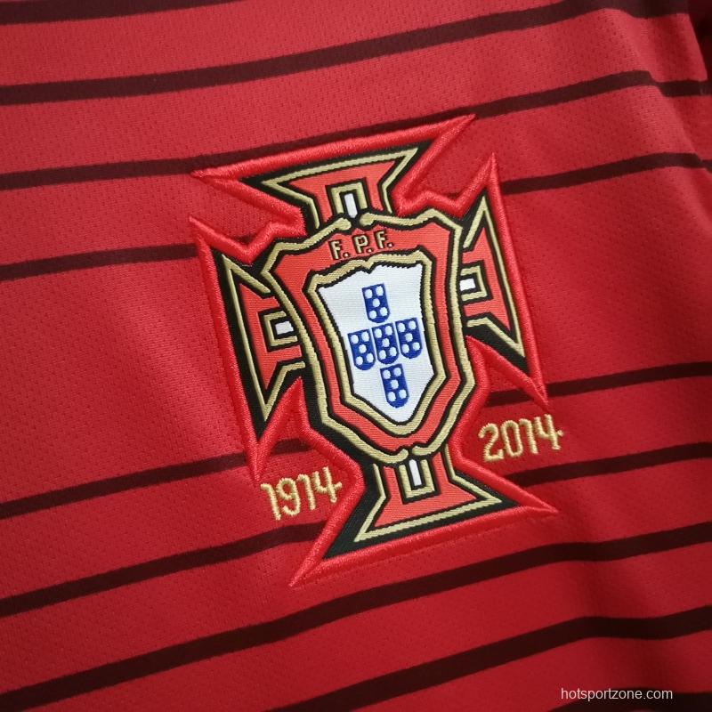 Retro 2014 Portugal Home Soccer Jersey