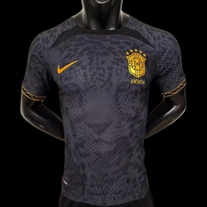 2022 Brazil Black Special Version Soccer Jersey