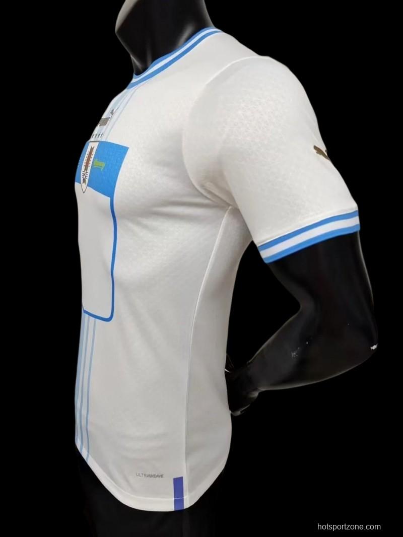 Player Version 2022 Uruguay Home Soccer Jersey