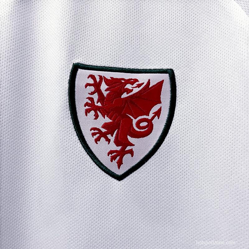 2022 Wales Away White Jersey
