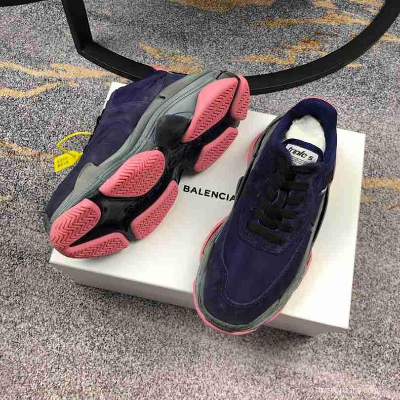 Men Balenciaga Triple-S 2 Sneaker Purple