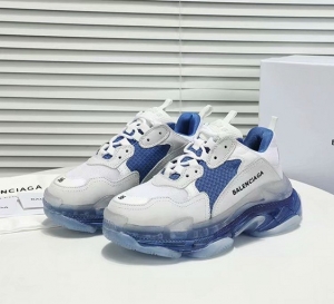 Men/Women Balenciaga Triple-S Sneaker Blue/White Item 6380340