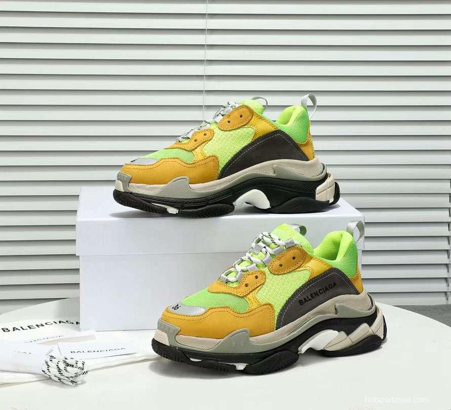Men/Women Balenciaga Triple-S Sneaker Multi-Color Brown/Green Item 6380340