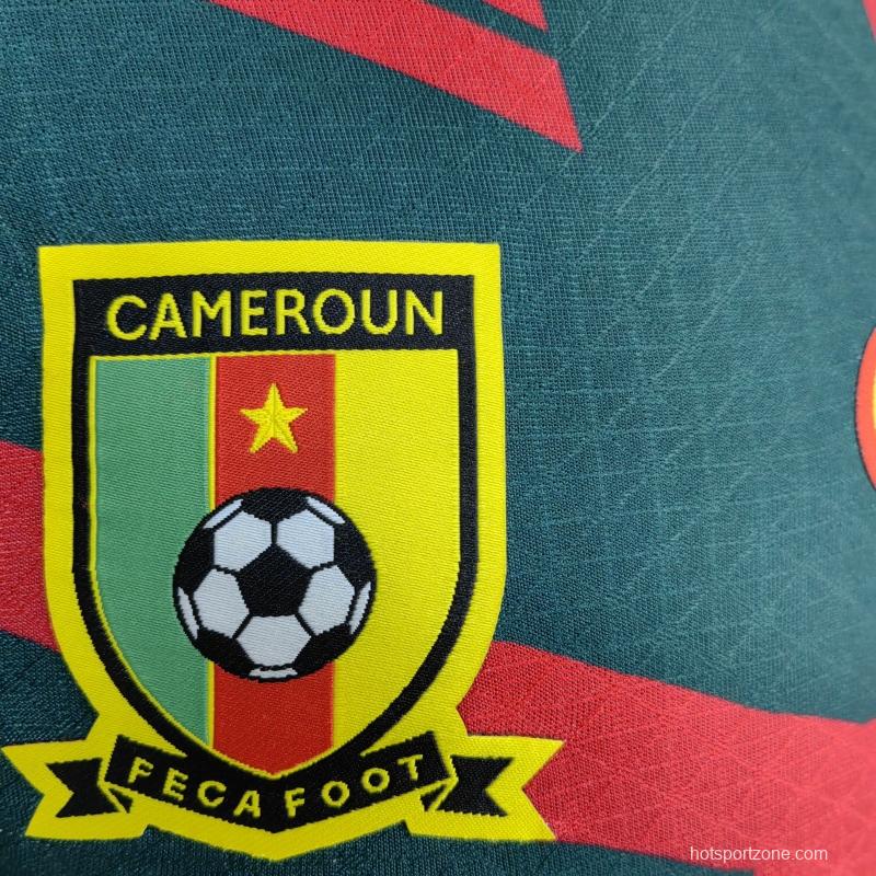 Player Version 2022 Cameroon Away Red Jersey