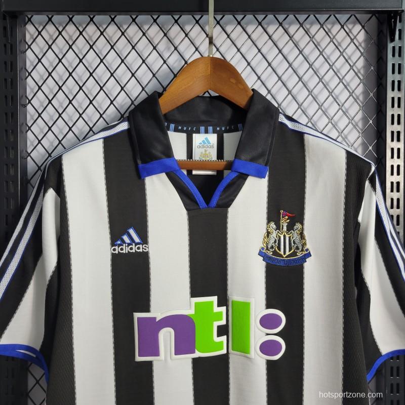 Retro 2000-01 Newcastle Home Soccer Jersey