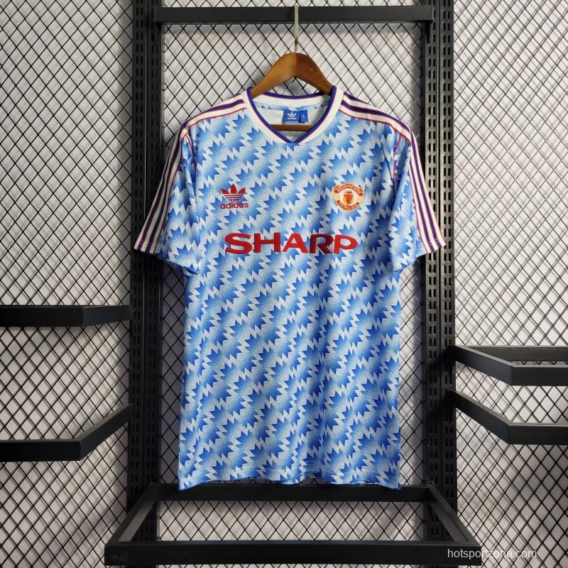 Retro 90/92 Manchester United Away Jersey