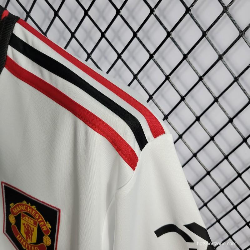 22/23Manchester United Away White Jersey