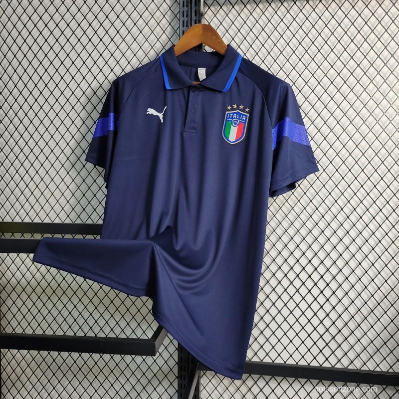 2023 POLO Italy Navy Training Jersey