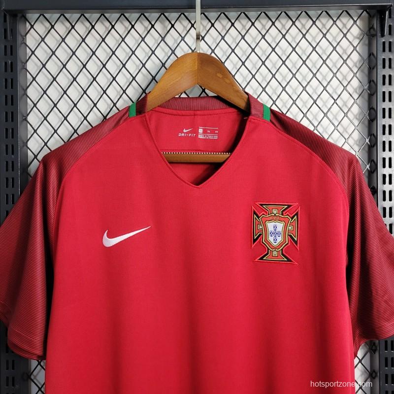 Retro 2016 Portugal Home Jersey