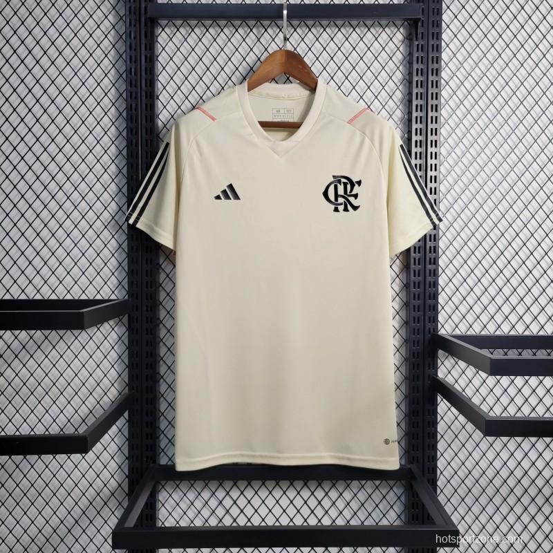 23-24 Flamengo Training Beige Jersey