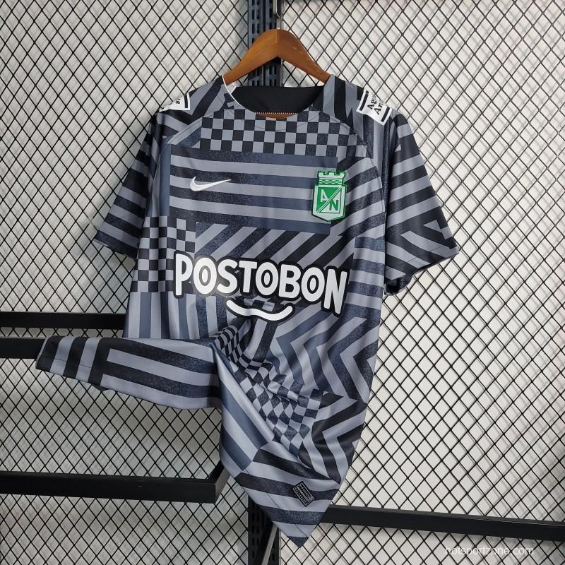 23-24 Colombia Atletico Nacional Training Black Jersey