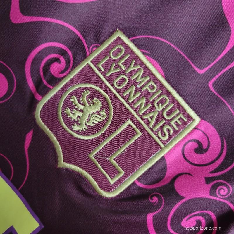 Retro 2010-11 Olympique Lyonnais Lyon Away Jersey