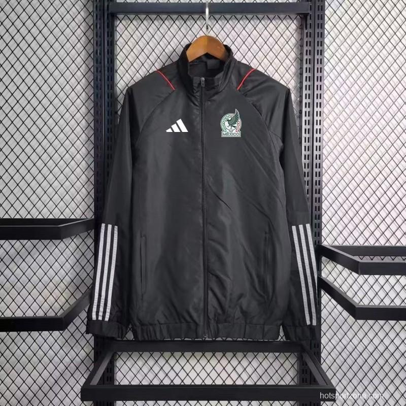 2023 Mexico Black Windbreaker