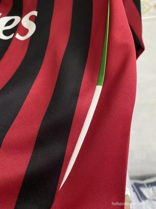 Retro 11/12 AC Milan Home Long Sleeve Jersey