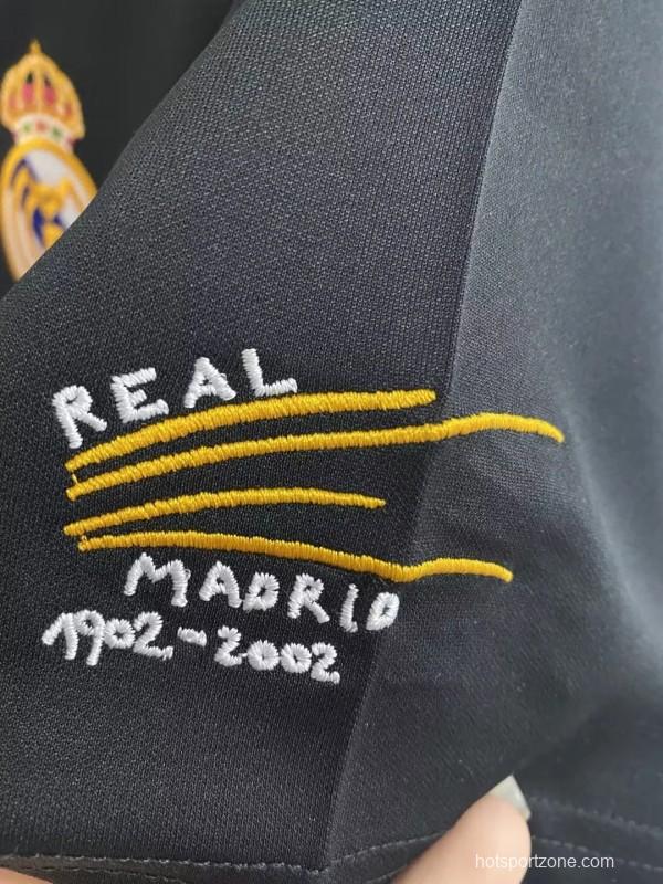 Retro 02/03 Real Madrid Black Century Jersey