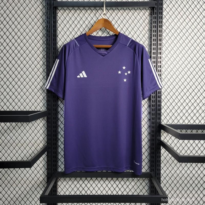 23-24 Cruzeiro Purple Training Jersey