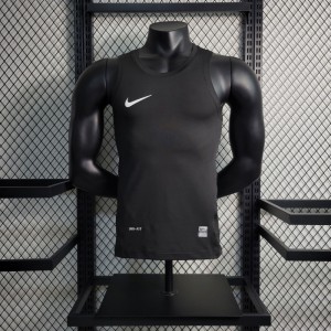 2023 Nike Casual Black Vest Jersey