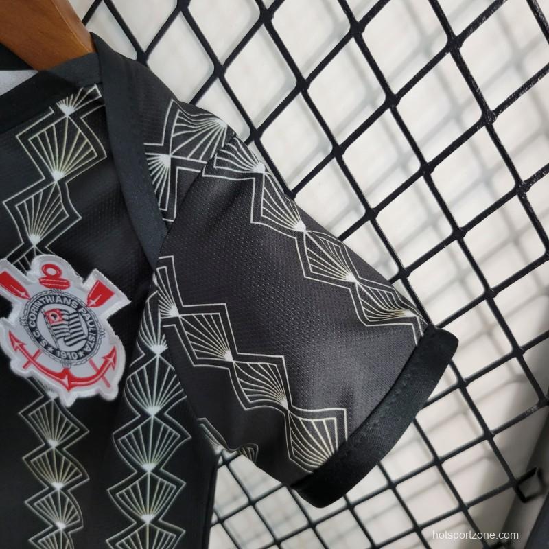 23-24 Baby Corinthians Black Jersey Size  6-18 Month