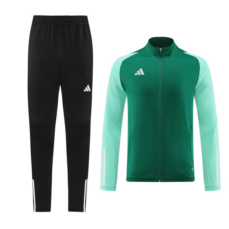 2023 Adidas Green Full Zipper Jacket +Pants