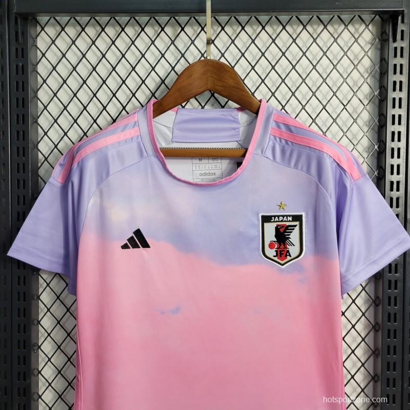 2023 Women Japan Away Pink Jersey