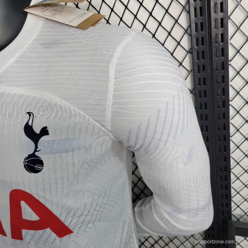 Player Version 23-24 Long Sleeve Tottenham Hotspur Home Jersey