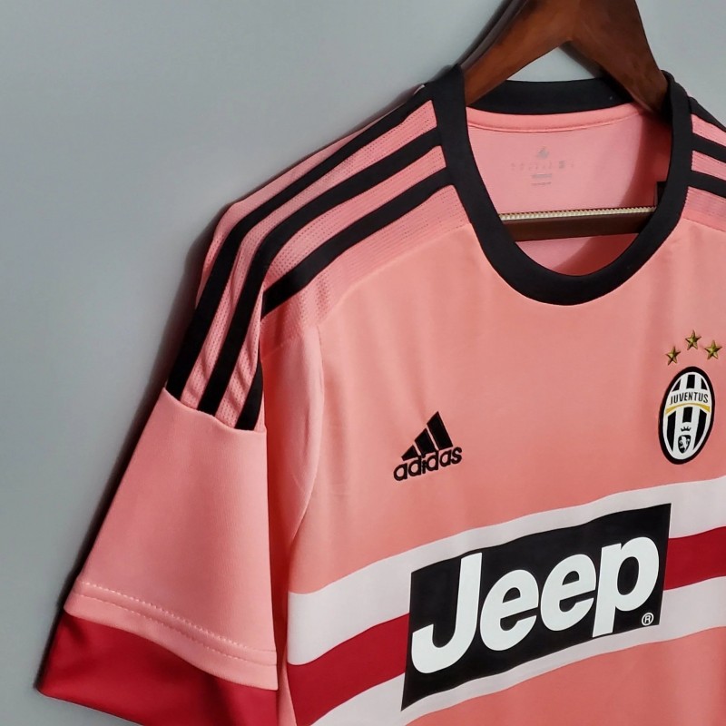 Retro 15/16 Juventus Away Pink Jersey