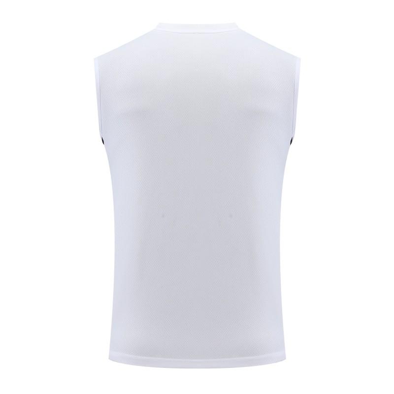 23-24 Bayern Munich White Black Vest Jersey+Shorts