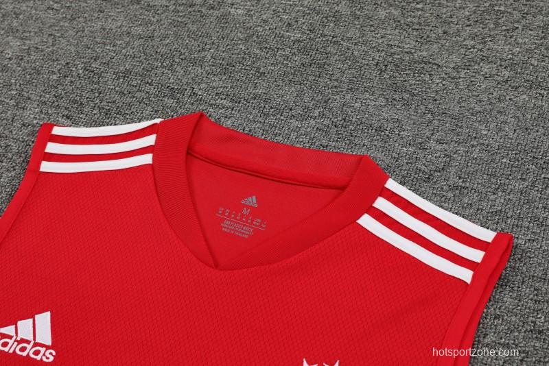 23-24 Bayern Munich Red Vest Jersey+Shorts
