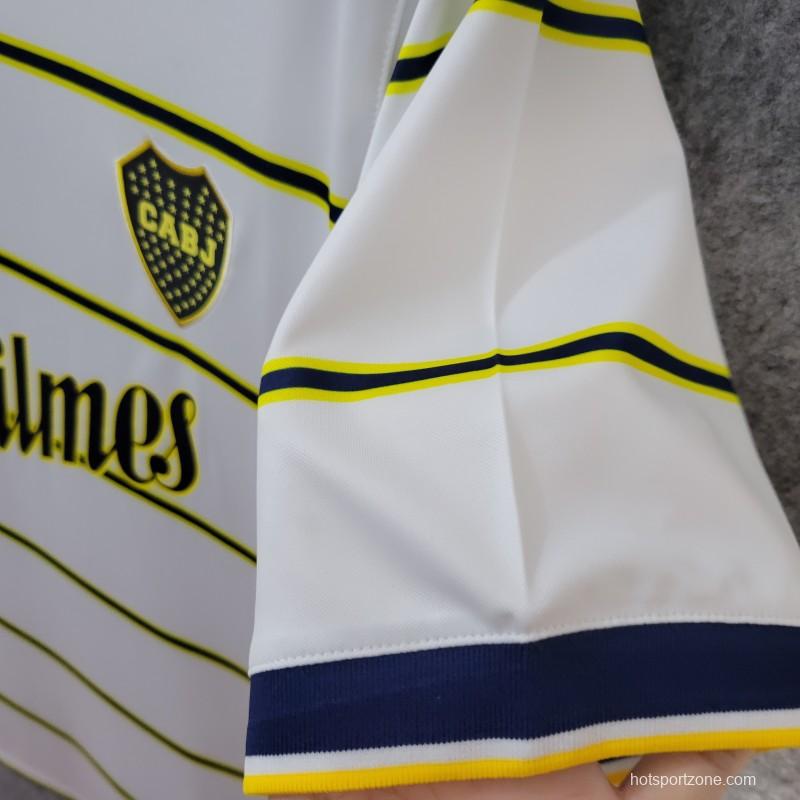Retro 98/99 Boca Juniors Away White Jersey