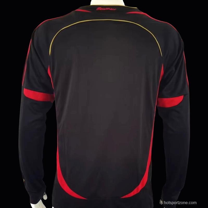 Retro 06/07 AC Milan Third Black Long Sleeve Jersey