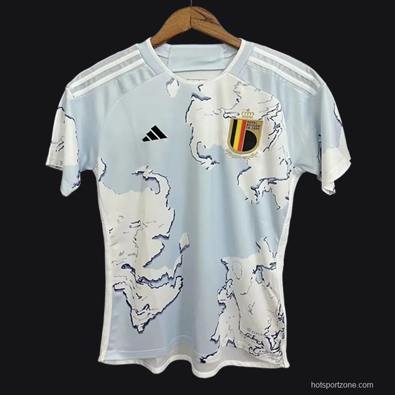 2023 Belgium Light Blue Women Jersey