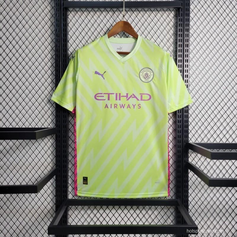 23-24 Manchester City Goalkeeper Green Jersey