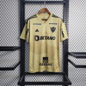 22-23 Atletico Mineiro Third Yellow Jersey+ All Sponsor