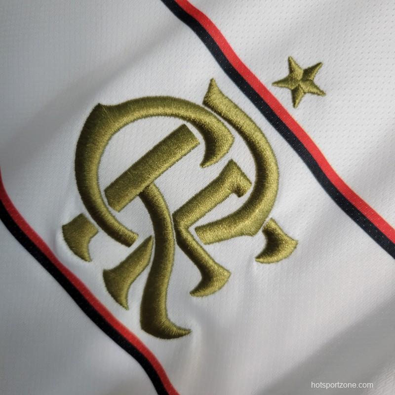 23-24 Flamengo White Away Vest Jersey