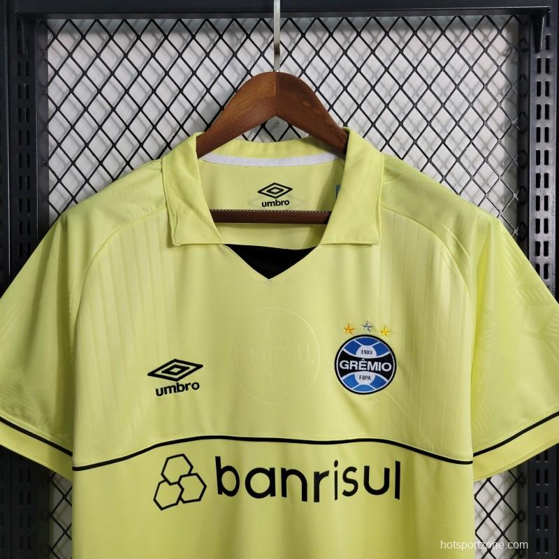 23-24 Gremio Yellow Goalkeeper Jersey