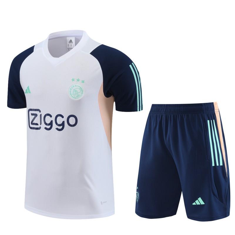 23 24 Ajax White Short Sleeve+Shorts