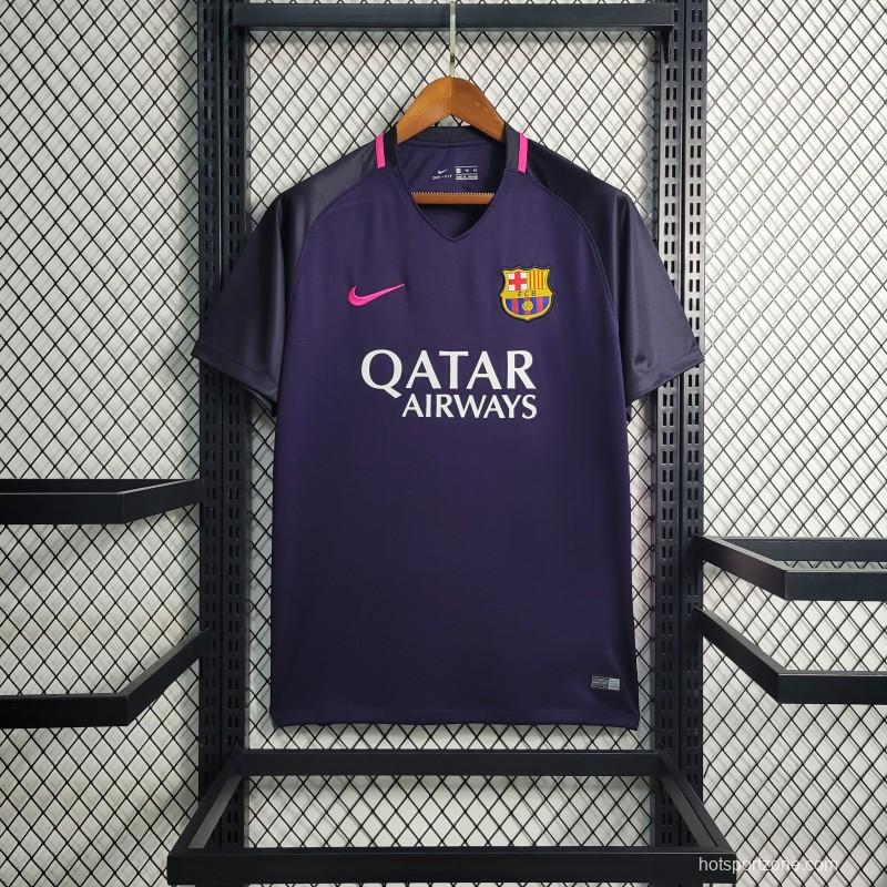Retro 16-17 Barcelona Away Purple Jersey