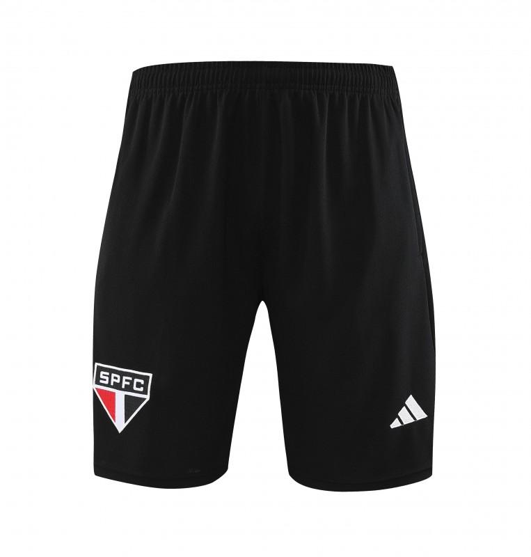 23/24 Sao Paulo Black Short Sleeve Jersey+Shorts