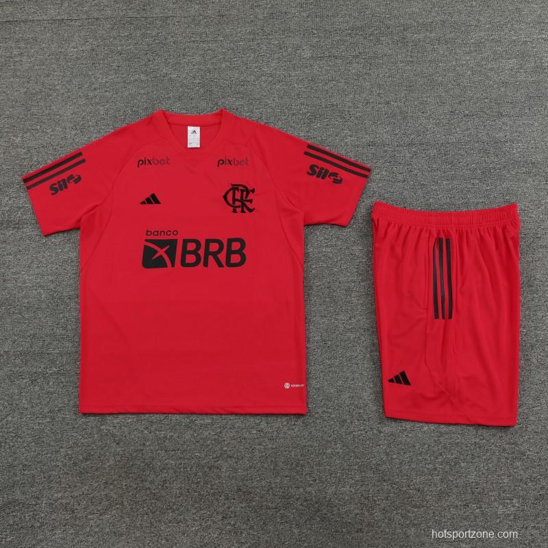 23/24 Flamengo Red Vest Jersey+Shorts