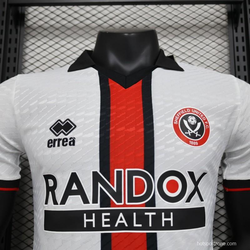 Player Version 23/24 Sheffield United Away White Jersey