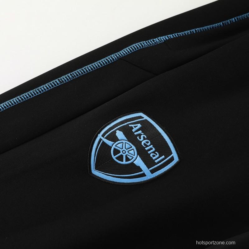 23/24 Arsenal Green/Black Full Zipper Jacket+Pants