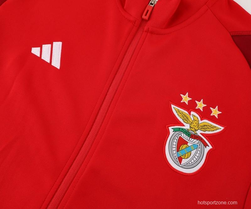 23/24 Benfica Red Full Zipper Jacket+Pants