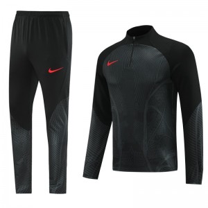 2024 Nike Black Half Zipper Jacket+Pants