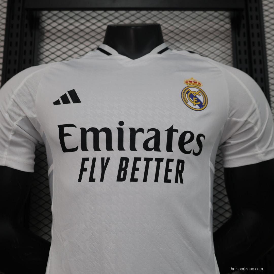 Player Version 24/25 Real Madrid Home Jersey