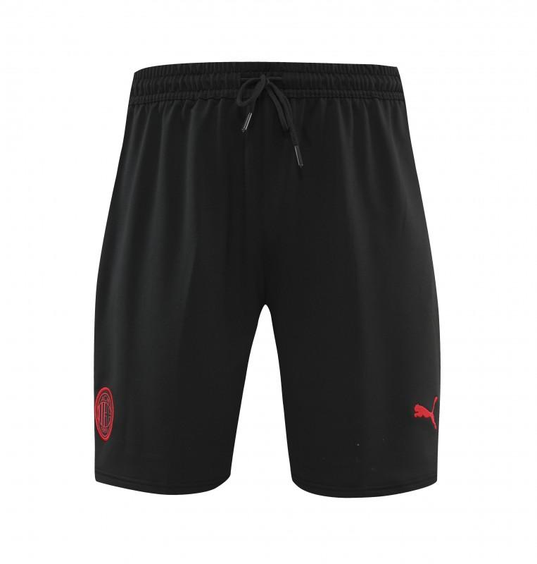 23/24 AC Milan Black/Red Cotton Short Sleeve Jersey+Shorts
