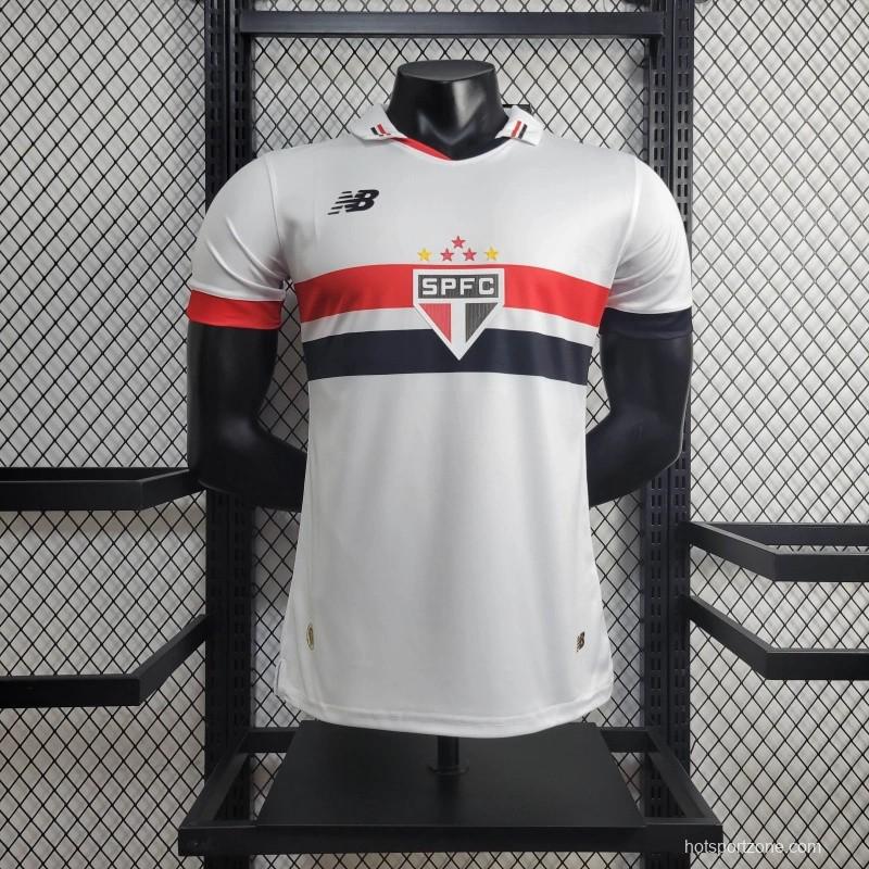 Player Version 2024/25 Sao Paulo Home Jersey